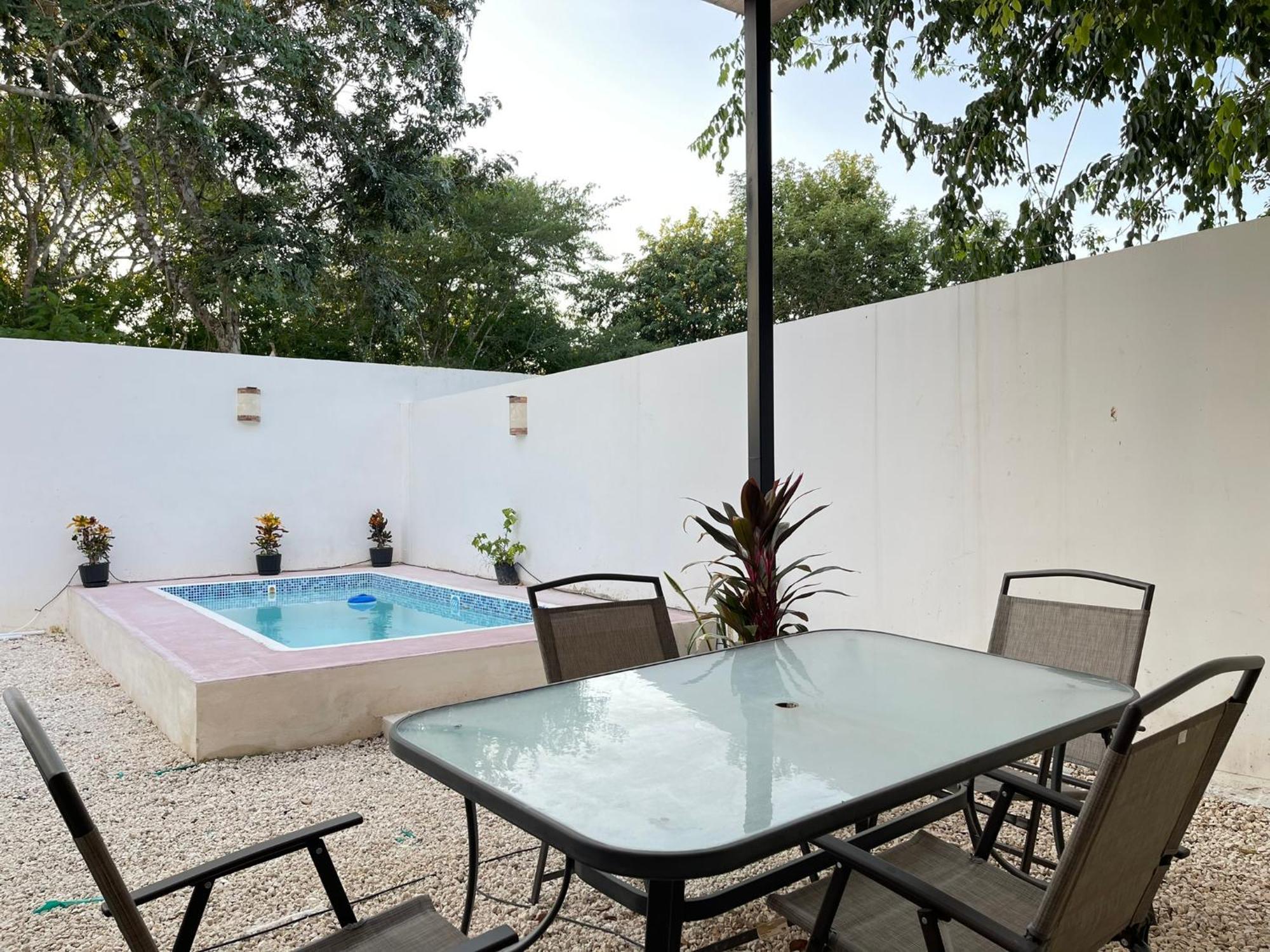 Kaab: Exclusividad Y Confort En Un Oasis Vacacional Con Piscina เมริดา ภายนอก รูปภาพ