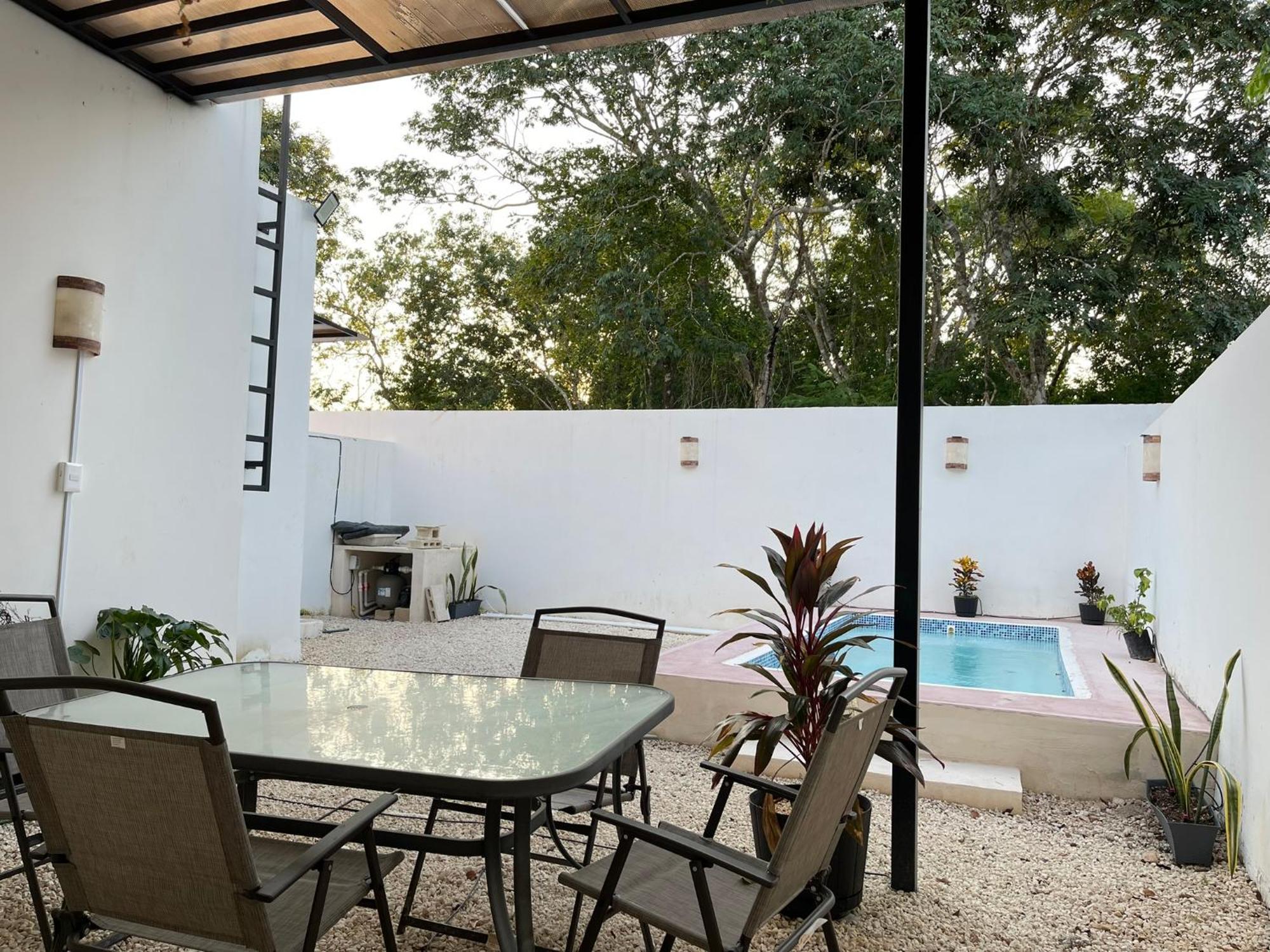 Kaab: Exclusividad Y Confort En Un Oasis Vacacional Con Piscina เมริดา ภายนอก รูปภาพ